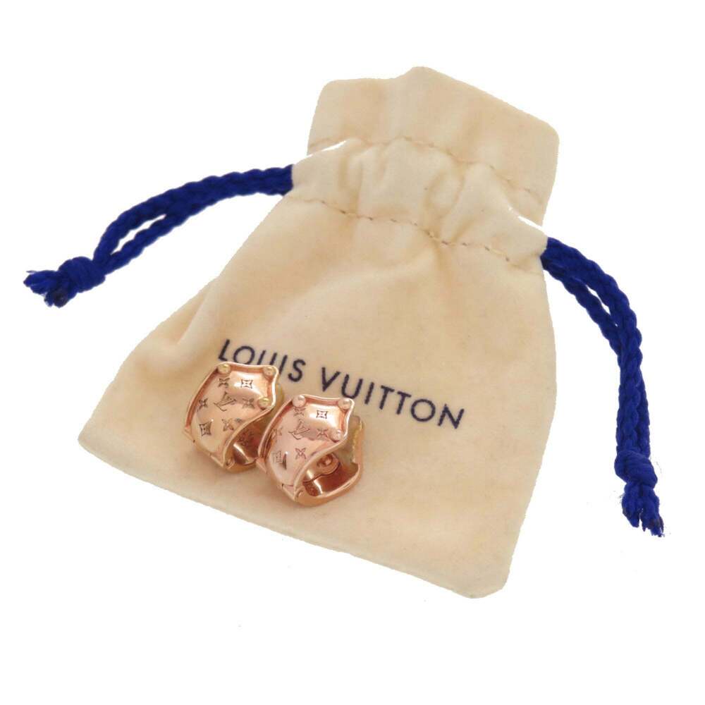 LOUIS VUITTON Gold Earrings - Picture 2 of 4